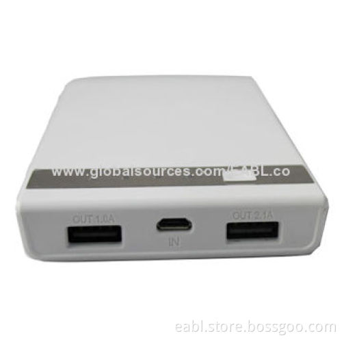 USB Mobile Phone Chargers, Ultra-digital Tablet Power Bank, High Capacity 10,000mAh, 4 LED Indicator